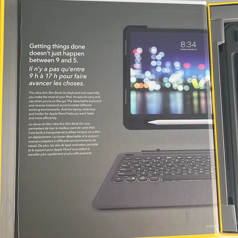 ZAGG Slim book go 11am have IPad Pro
